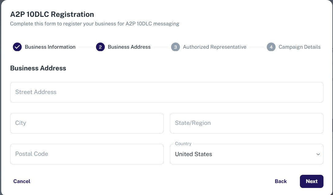 aninja-a2p-twilio-second-step